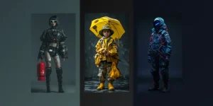 Military Fashion Character Art Midjourney V6 Prompt
