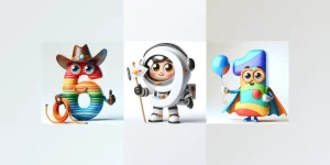 Numbers Characters For The Little Ones DALL-E 3 Prompt PDF Guide