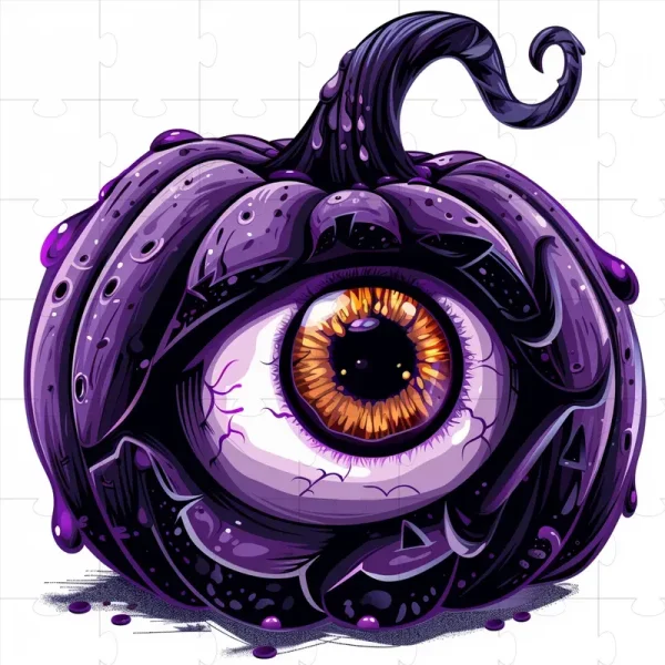 Purple Halloween Cliparts Midjourney V6 Prompt PDF Guide - Image 5