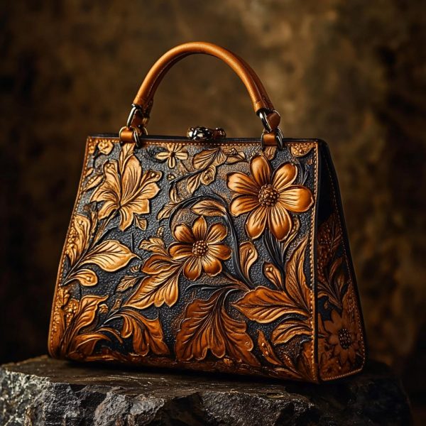 Luxe Leather Artistry Vision Weaver Midjourney Prompt - Image 2