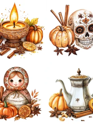 Cultural Pumpkin Spices Fusion Midjourney Prompt