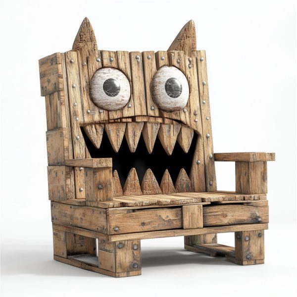 Abstract Wooden Toys Midjourney Prompt - Image 4