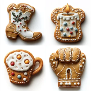 Gingerbread Cookies Design Midjourney Prompt