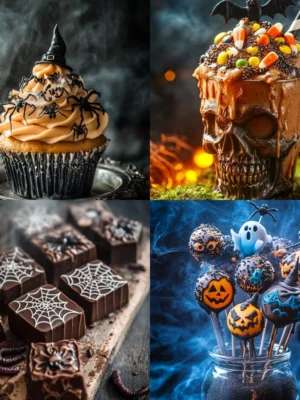 Eerie Halloween Food Photography Midjourney Prompt