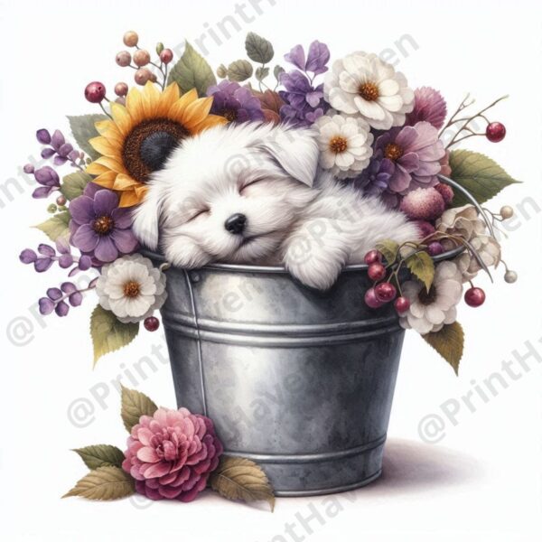 Dall-E 3 Prompt for Floral Charm of White Dreams - Image 3