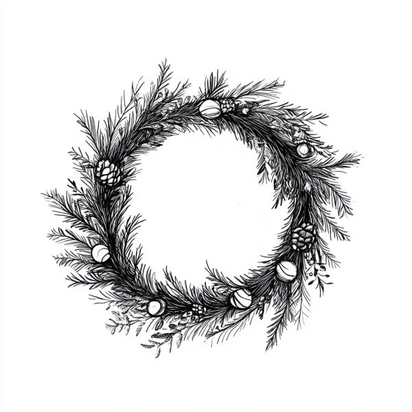 Winter MonoMuse Illustrations Midjourney Prompt - Image 3