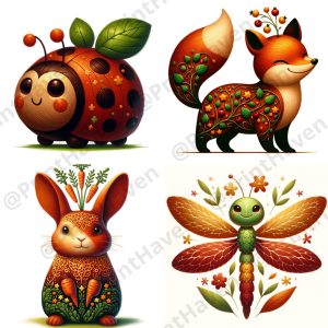 Dall-E 3 Prompt PDF Guide for Whimsical Animal with Playful Design