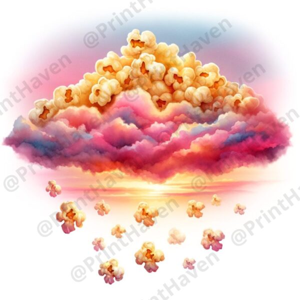 Dall-E 3 Prompt for Movie Snack Style Clipart - Image 2