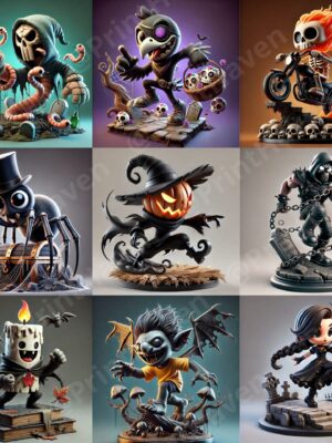3D Halloween Mascot Generator Prompt for Dall-E 3 and Copilot Designer