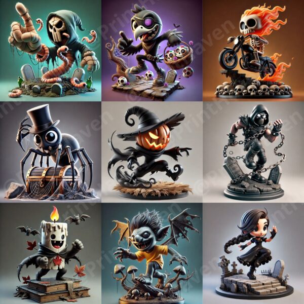 3D Halloween Mascot Generator Prompt for Dall-E 3 and Copilot Designer