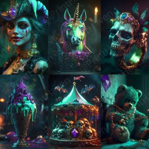 Abyssal Nightmare Chronicles Tales Midjourney Prompt