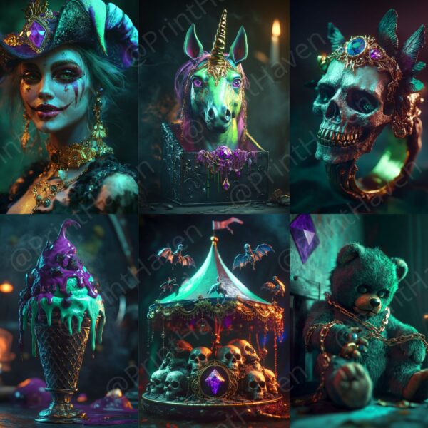 Abyssal Nightmare Chronicles Tales Midjourney Prompt