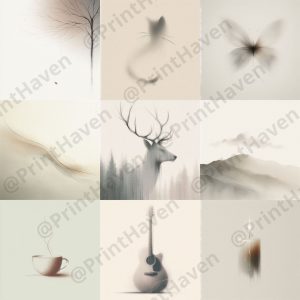 Dall-E 3 Prompt for Breezy Strokes of Nature Illustrations