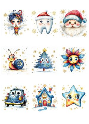Happy Christmas Characters Midjourney Prompt PDF Guide