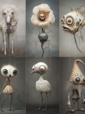 Macabre Characters from Your Nightmare Midjourney Prompt