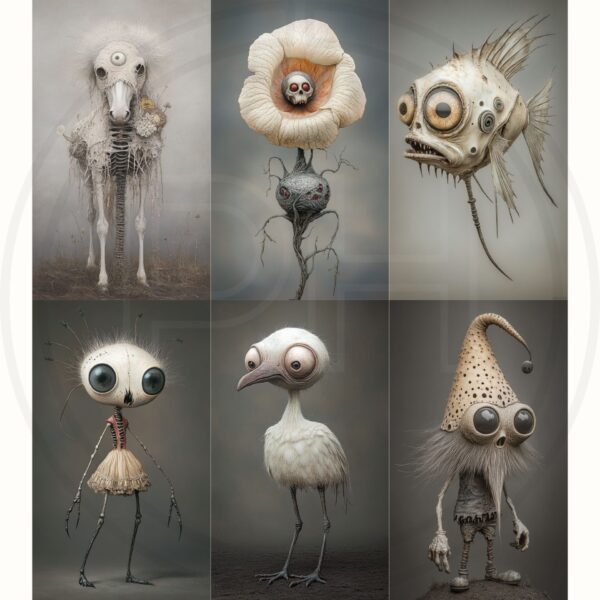 Macabre Characters from Your Nightmare Midjourney Prompt
