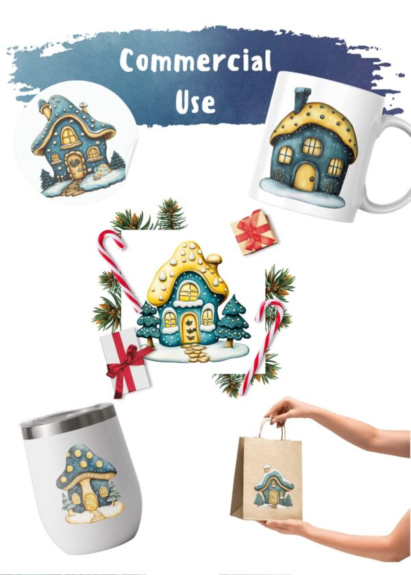 holiday house PNG commercial use clipart