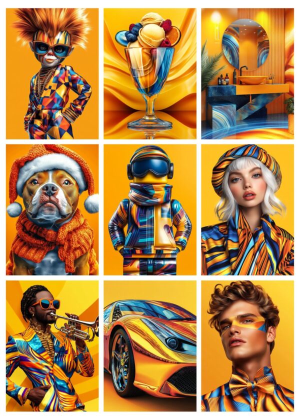 Midjourney Prompts for Bold and Bright Advertising Photography PDF Guide