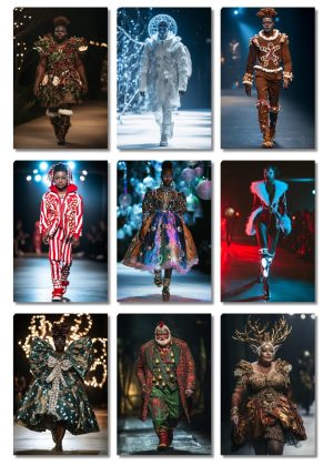 Midjourney Prompt for Christmas Fashion Photography Illustrations, AI Art Guide & Ready-to-Use Prompts