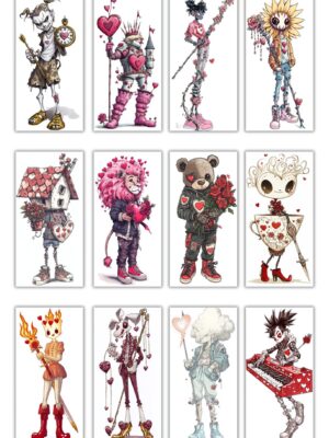 Midjourney Prompt DnD Pc San Valentine Characters