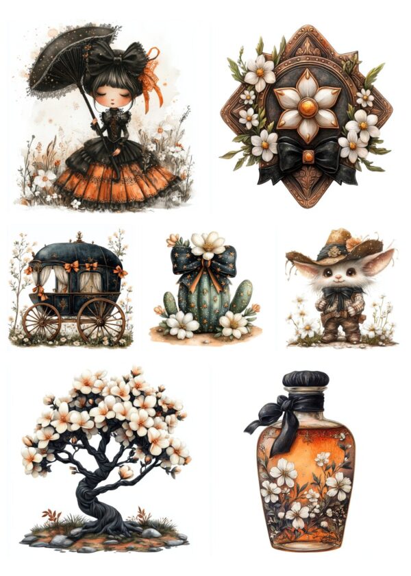 Springtime in the Wild West Watercolor Midjourney Prompt PDF Guide