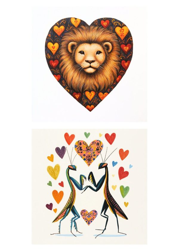Valentines Day Victorian Clipart Midjourney Prompt PDF Guide