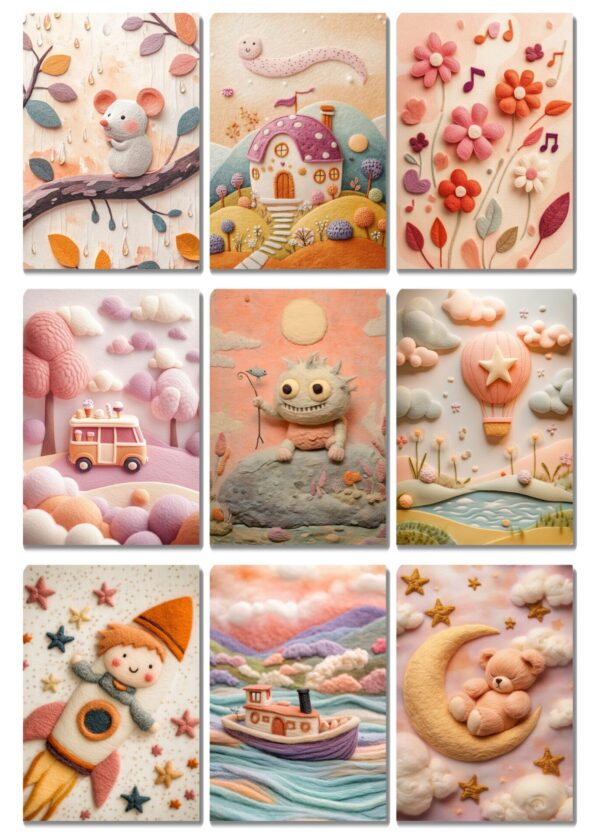 Midjourney Prompt for Soft Travel Story Illustrations for Kids