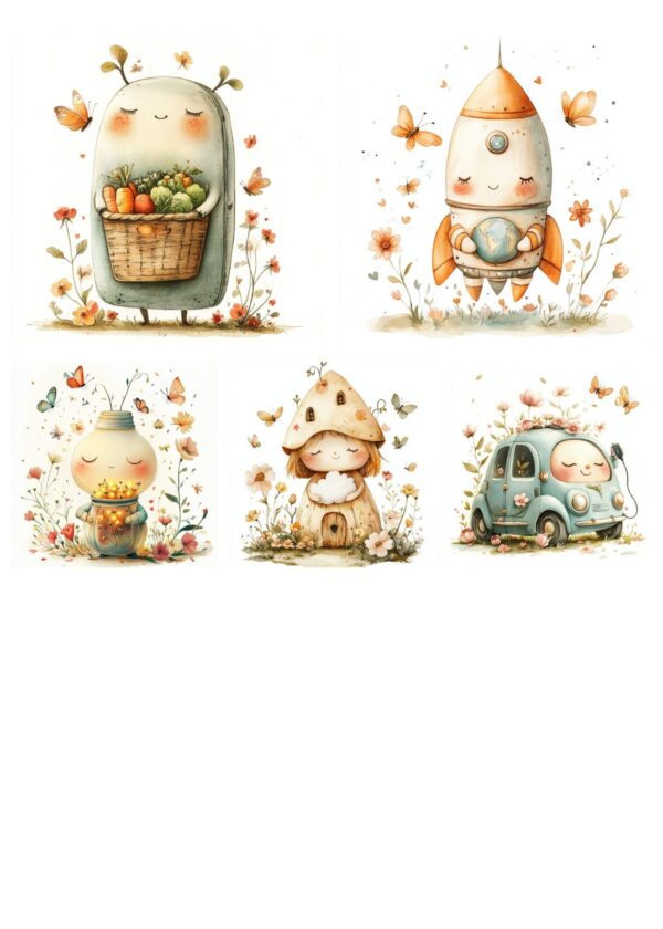 Eco-Friendly Spring Characters Midjourney Prompt PDF Guide
