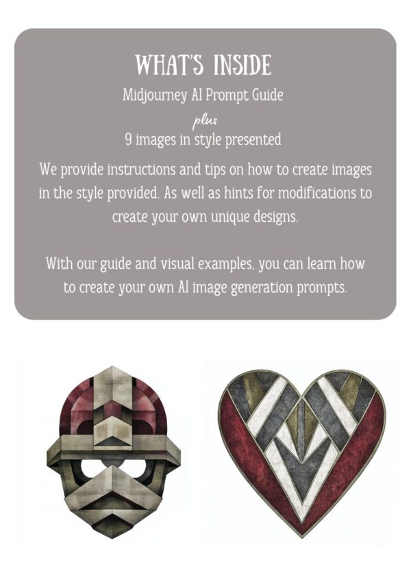 Midjourney Prompt for Modern Geometric Logos T-shirt Prints