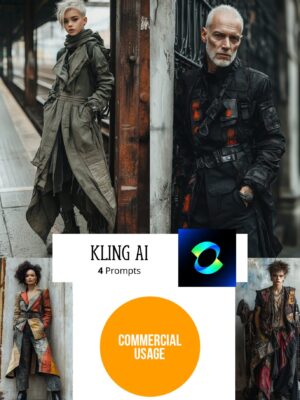 Kling AI Prompt for Cinematic Fashion Editorial Model PDF Guide & Midjourney Prompts & Images