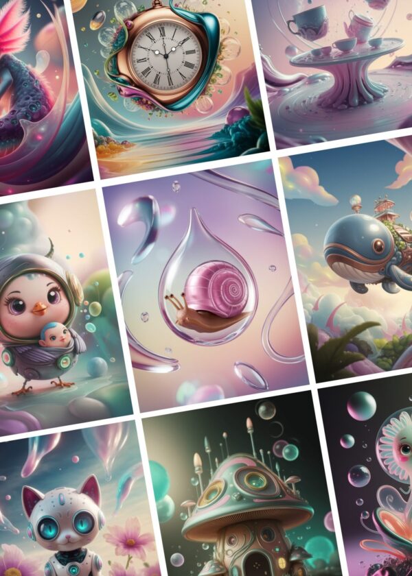 Cute Abstract Kids Story Illustration Prompt For Ideogram AI - Image 2