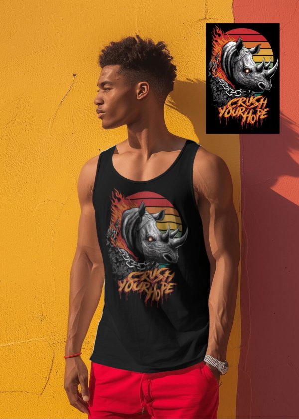 animal sunset print