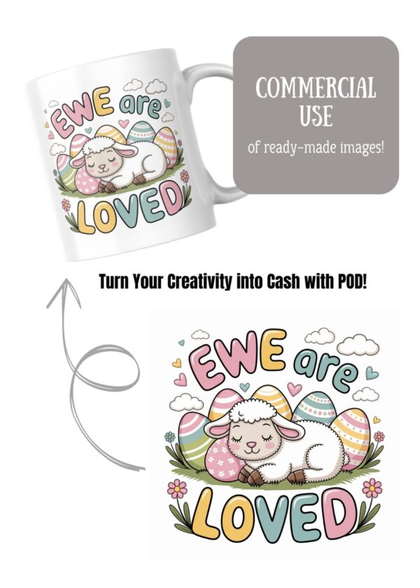 Ideogram AI Prompt for Eggstra Cute Easter T-shirt Prints PDF Guide