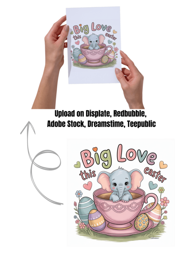 Ideogram AI Prompt for Eggstra Cute Easter T-shirt Prints PDF Guide