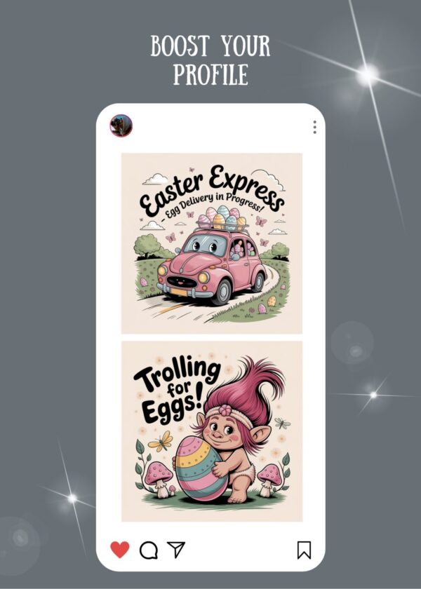 Ideogram AI Prompt for Eggstra Cute Easter T-shirt Prints PDF Guide