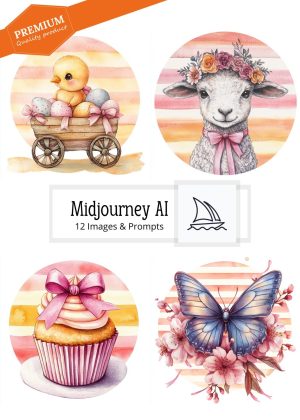 Easter and Spring-Themed Watercolor Prompt Guide