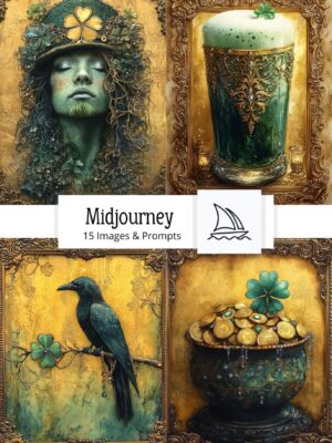 Patrick's Day Junk Journal Pages for Scrabooking