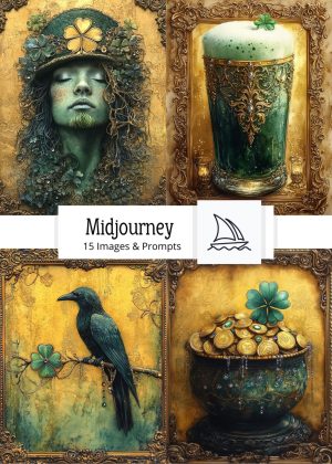 Patrick's Day Junk Journal Pages for Scrabooking