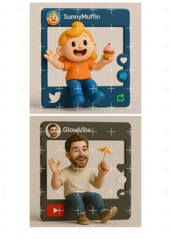 3D Kawaii Profile Pals
