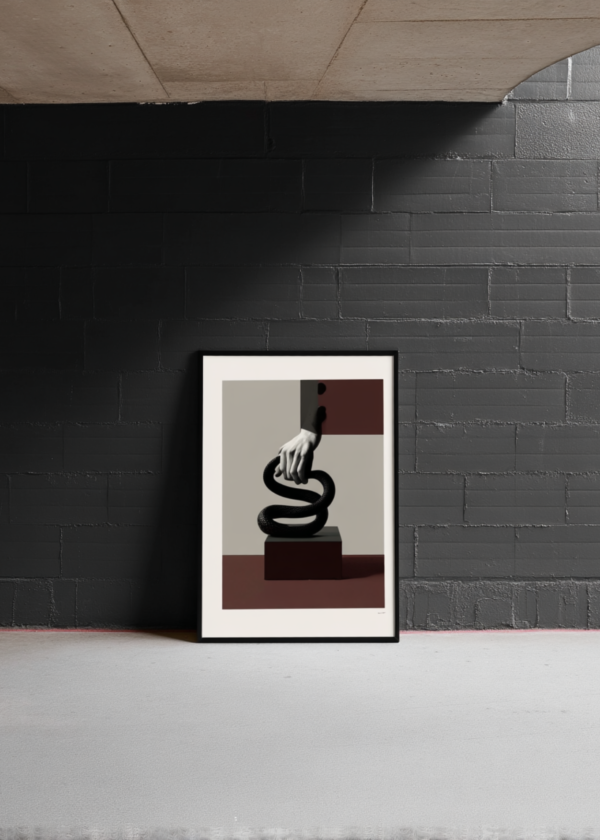 Contemporary Monochrome Exhibition Wall Art Midjourney 7 Prompt PDF Guide - Image 3