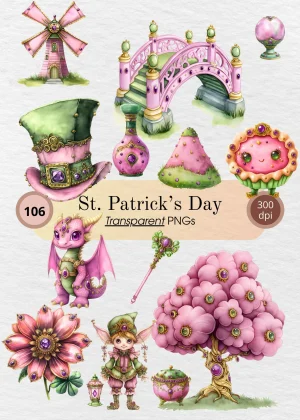 patrick day clipart