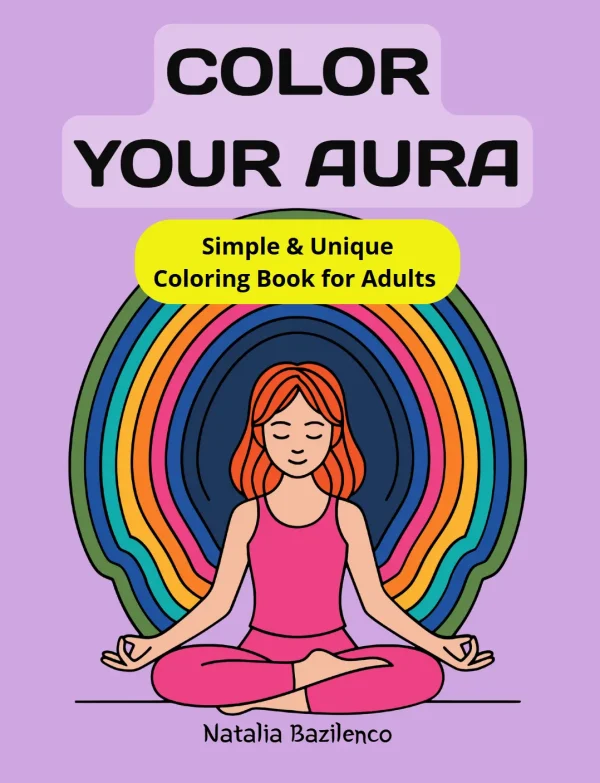 Coloring Book for Adults Color Your Aura - Image 2