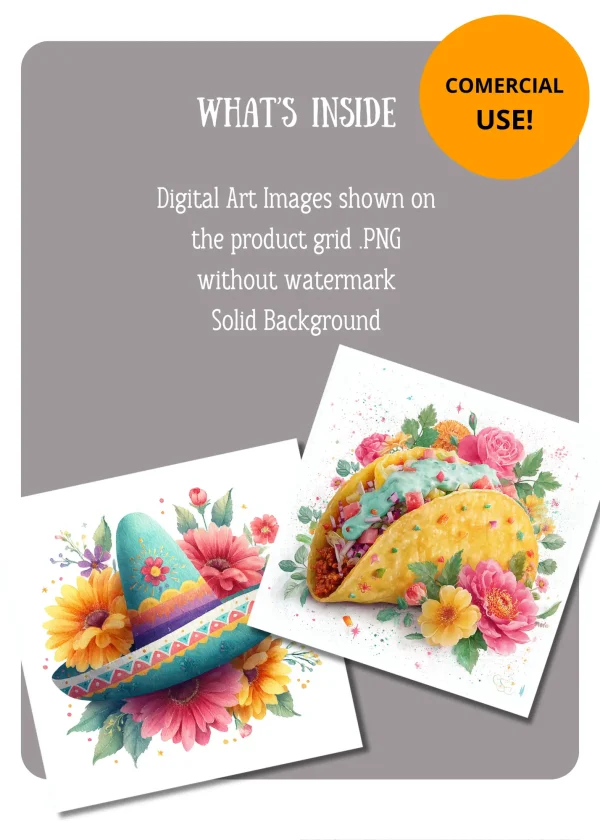 cinco de mayo watercolor clipart