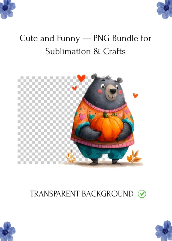 Cute Halloween Characters Clipart PNG Transparent - Image 9