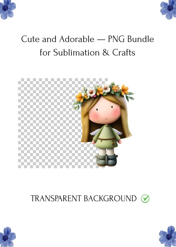 Angel clipart set for scrapbooking