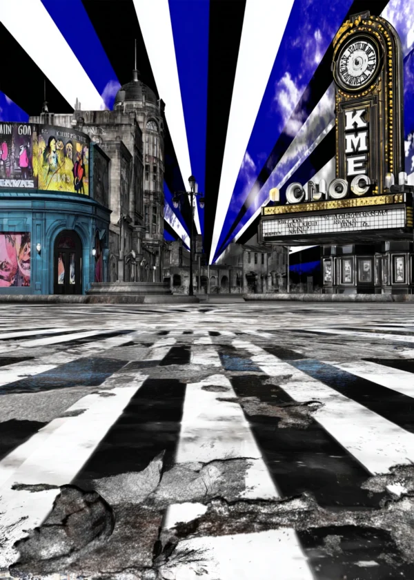 Dynamic Photorealism on Black White Rays