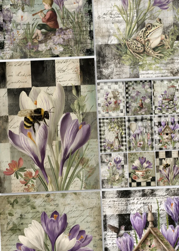 Secret Garden Junk Journal Kits 1