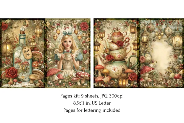 alice in wonderland printable