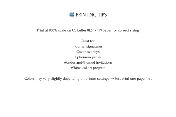 printable journal signatures