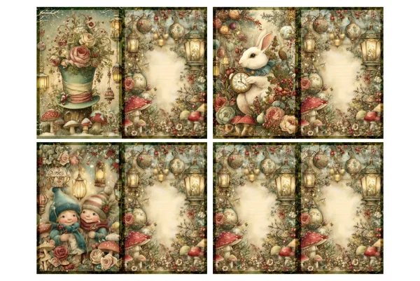 vintage christmas printables